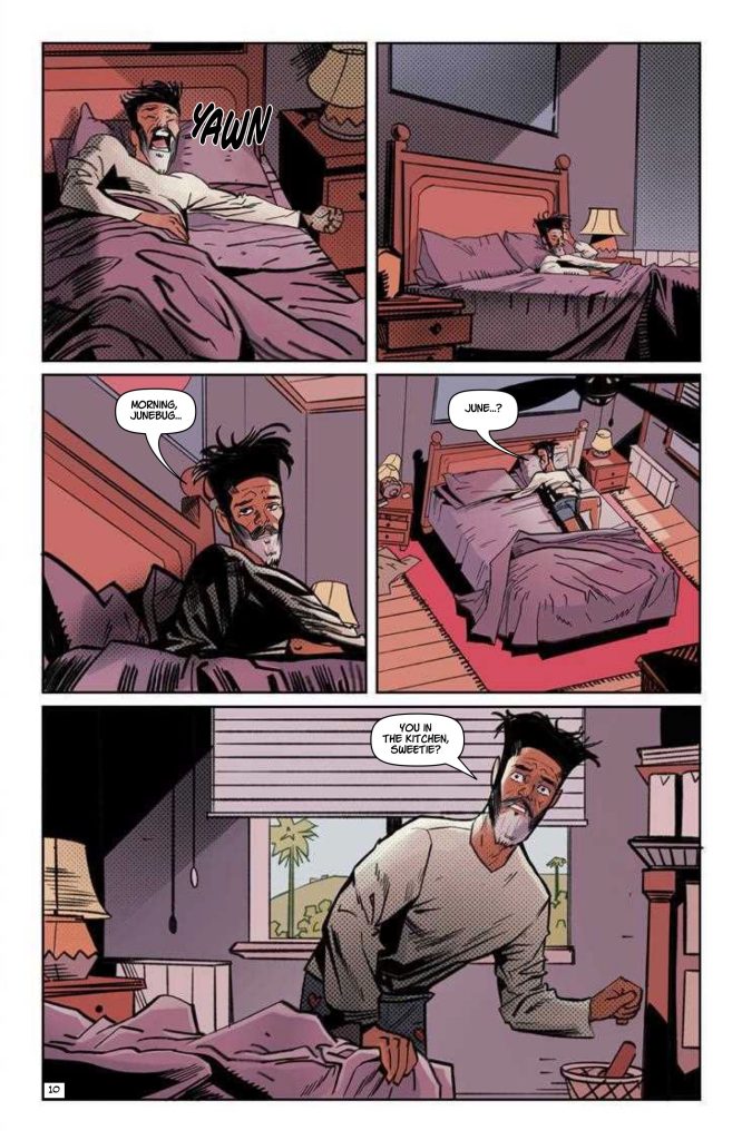 Ancestral Recall - Page 10. Written by Jordan Clark and art by Atagun Ilhan.