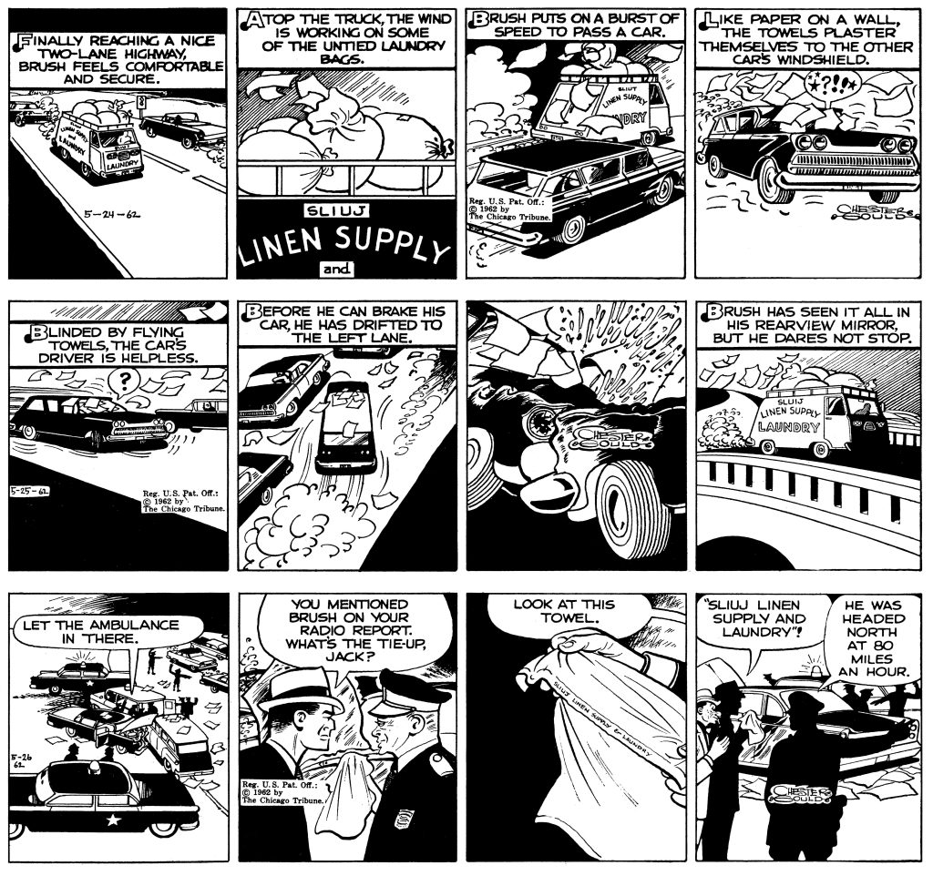 An example of the Dick Tracy strip which you'll find in the Dick Tracy Kickstarter 