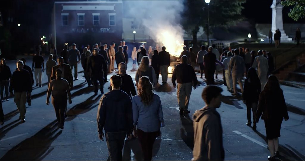 Duplicates burning dead human bodies