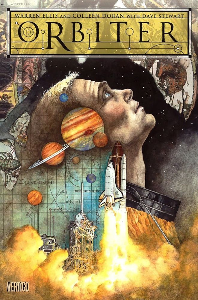 Orbiter Graphic Novel Cover - Warren Ellis and Colleen Doran with Dave Stewart
