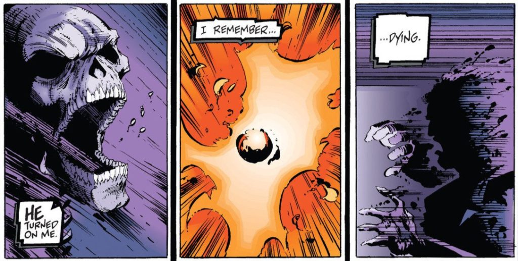 Spawn doesn't remember much but he does remember being betrayed