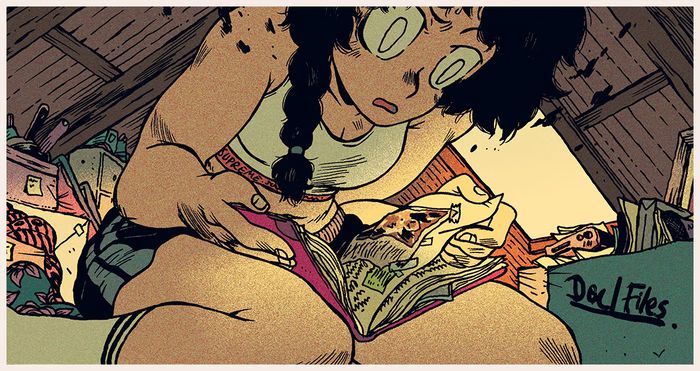 Panel from LOBA LOCA Graphic Novel