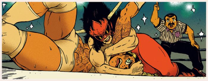 Panel from LOBA LOCA Graphic Novel