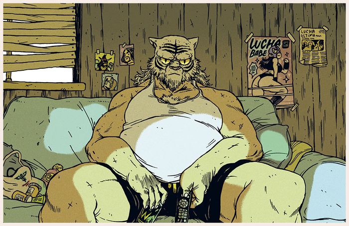 Panel from LOBA LOCA Graphic Novel