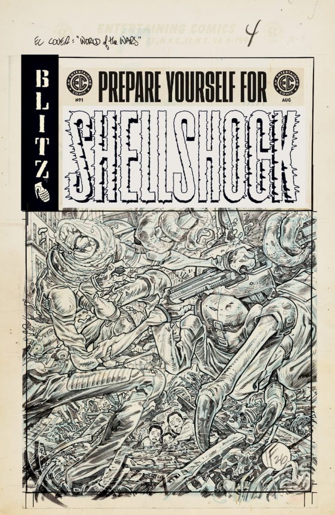 Shellshock - B&W Artist Edition Variant (1:20) by Tom Fowler