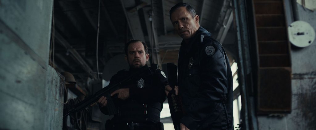 Jack Doolan (left) and Jeffrey Donovan (right) in The Cycle - Still Photograph