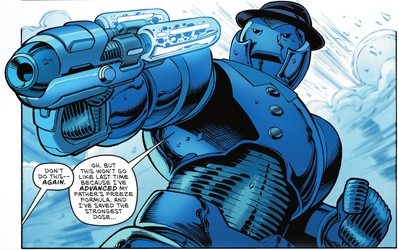 Blue Snowman in DC Comics
